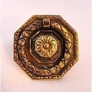SUPER QUALITY BRASS ANTIQUE STYLE FURNITURE DRAWER RING PULL HANDLE W66