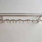 Superb large wall hanging luggage rack coathooks coat rack shelf railway rack
