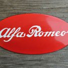 Superb heavy quality porcelain advertising sign Alfa Romeo wall plaque garage
