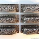 SET OF 6 INCA DESIGN VICTORIAN STYLE CAST IRON CUP HANDLE DRAWER PULL HANDLE IS1