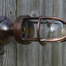 Small polished bronze boat ceiling bulkhead flush mount light wall lamp SFMBZ1 B