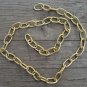 1 metre long solid brass light hanging chain industrial steampunk lamp pendant
