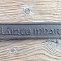 LOVELY GAELIC VINTAGE STYLE CAST IRON SIGN SLAINTE MAHAITH GOOD HEALTH PUB SIGN