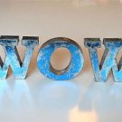 FANTASTIC RETRO 3 DIMENSIONAL LETTERING WOW SIGN SHOP LETTERS FONT LETTER