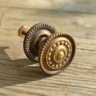 Vintage brass cabinet furniture handle Regency style knob pull W70