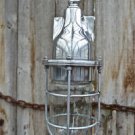 RETRO STYLED MACHINE AGE HANGING PENDANT LIGHT CAGE LAMP URBAN BULKHEAD SB1