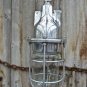 RETRO STYLED MACHINE AGE HANGING PENDANT LIGHT CAGE LAMP URBAN BULKHEAD SB1