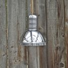 RETRO STYLE POLISHED METAL TARDIS LIGHT SHADE HANGING PENDANT LAMP DESK TABLE