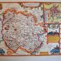 LOVELY VINTAGE REPLICA  JOHN SPEED MAP OF HEREFORDSHIRE CIRCA.1610 HEREFORD
