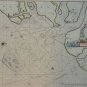 OLD COPY OF GREENVILE COLLINS MAP HARWICH ESSEX COASTLINE