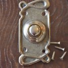 Art Nouveau style brass front doorbell push button bell pusher door bell Z1
