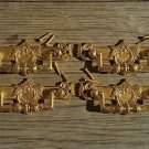 4 Regency brass folliage drawer handle draw pull desk chest cabinet 2025