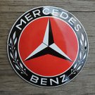 Superb heavy quality porcelain advertising sign Mercedes Benz garage plaque RBLK