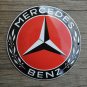 Superb heavy quality porcelain advertising sign Mercedes Benz garage plaque RBLK