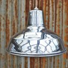 RETRO STYLE POLISHED ALUMINIUM FACTORY INDUSTRIAL HANGING LIGHT SHADE AFS1N