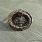 SUPER QUALITY SMALL BRASS ANTIQUE STYLE FURNITURE DRAWER RING PULL HANDLE W3
