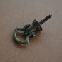 Small Victorian brass cabinet handle door handle drawer pull ZP9