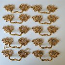 10 superb large solid brass Rococo drawer handle Louis XV furniture pull 2005