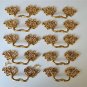 10 superb large solid brass Rococo drawer handle Louis XV furniture pull 2005