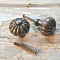 PAIR OF REGENCY STYLE CAST IRON DOOR DRAWER KNOB FURNITURE KITCHEN HANDLE LP10