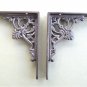 PAIR OF SMALL REGENCY ANTIQUE STYLE SHELF BRACKETS CAST IRON SHELVING BRACKET S1