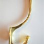 GOOD QUALITY VICTORIAN STYLE BRASS DOUBLE COAT HOOK HANGING HALLSTAND HOOK KO8