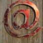 VINTAGE STYLE 3 DIMENSIONAL @ WALL SIGN SHOP PLAQUE LETTER FONT