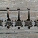 SET OF 5 VINTAGE STYLE UNION JACK COATHOOKS UNION FLAG COAT HOOK HOOKS HANGER