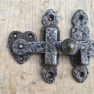 ARTS AND CRAFTS STYLE BEATEN CAST IRON DOOR LATCH CUPBOARD LOCK CABINET DOOR BL1