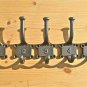 SET OF 5 NUMBERED ANTIQUE STYLE SCHOOL COATHOOKS HANGING HOOK WH32