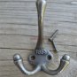 Antique style cast iron 1883 coat hook triple coathook door hanger c/w screws
