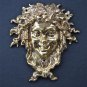 Superb solid brass Bacchus Roman god of wine Dionysus Greek god ormolu mount
