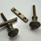 Pair vintage classic antique swing mirror bolt cheval toilet mirror fixing P19