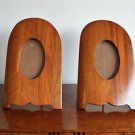 pair of antique mahogany aeroplane propellor photo frames propeller trench art