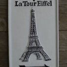 Cast iron vintage style La Tour Eiffel wall sign plaque Eiffel tower Paris S2