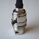 BRITISH MADE REPLACEMENT CHROME SWITCHED BULB HOLDER FOR ANGLEPOISE LAMP LIGHT