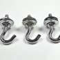 3 CHROME BOWL SHADE HOOK ART DECO FLYCATCHER SHADE CHAIN HOOK LIGHT HOOK SR5