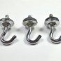3 CHROME BOWL SHADE HOOK ART DECO FLYCATCHER SHADE CHAIN HOOK LIGHT HOOK SR5