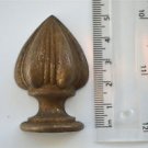 Original antique pressed brass furniture mount mirror cartouche emblem T17