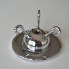 ART DECO STYLE CHROME 3 HOOK CEILING LIGHT HOOK ROSE FLYCATCHER CHAIN HOOK G5