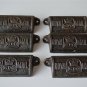 6 vintage cast iron Royal Mail GPO drawer pull handles chest post office GPO