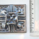 Original Art Deco pressed steel furniture mount mirror cartouche emblem T21