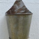 Vintage industrial wall hanging container planter kitchen utensil wall pocket 5