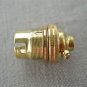 BRASS BAYONET FITTING BULB HOLDER LAMP HOLDER EARTHED WITH SHADE RING 10MM L2