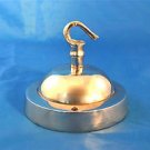 VINTAGE STYLE INDUSTRIAL POLISHED ALUMINIUM CEILING LIGHT HOOK ROSE LAMP CHAIN
