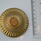 Original antique pressed brass furniture mount light lamp part fitting T28