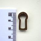 ORIGINAL ANTIQUE BRASS FURNITURE ESCUTCHEON KEYHOLE KEY HOLE Z1
