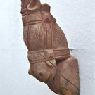 Original antique wood carving horse head corbel sconce horses head 4