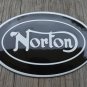 Superb heavy quality porcelain advertising sign Norton garage wall plaque