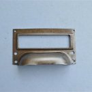 STEEL FILING CABINET LABEL HANDLE FILE DRAWER PULL FURNITURE HANDLES FD1